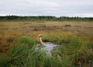 _Antti Laitinen_, Self Portrait on the swamp