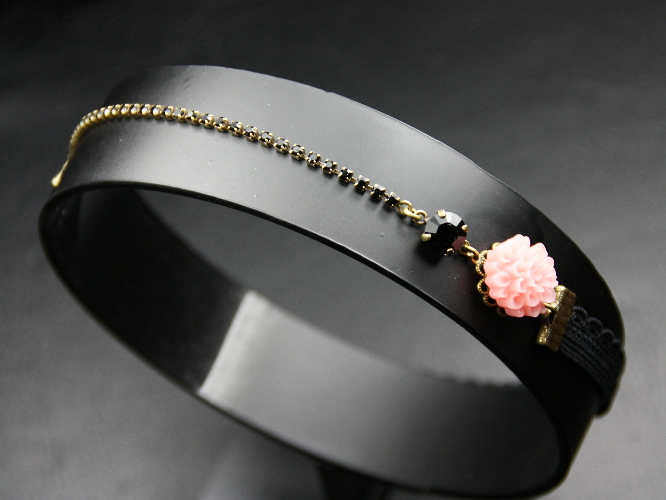Bracelet lily chair noir