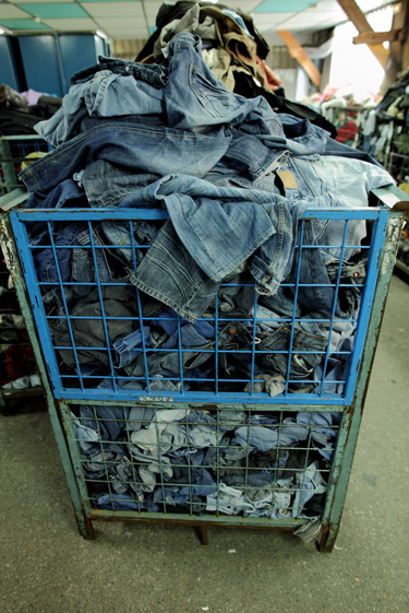 Jeans à recycler