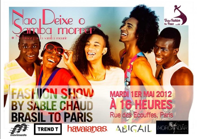 Flyer défilé (recto)