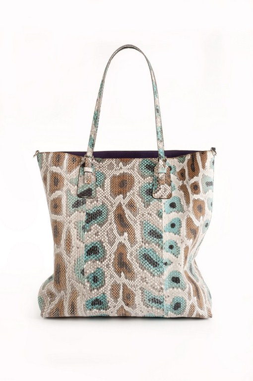 Sac Berti Python PM 37x35cm - GM 42x40cm -personnalisable, choix des poignées et de la poche intérieur_2_ (Copier)
