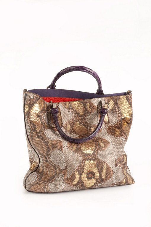 Sac Berti Python PM 37x35cm - GM 42x40cm -personnalisable, choix des poignées et de la poche intérieur_3_ (Copier)