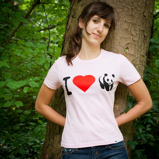 T-Shirt i love panda (Copier)