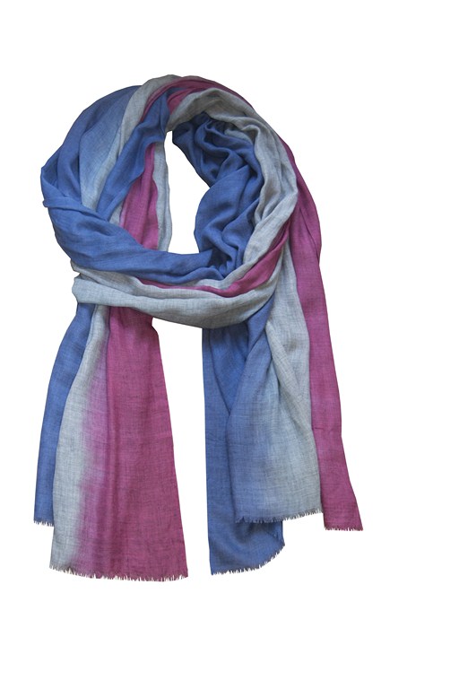 echarpe tie an dy bleu gris et rose (Copier)