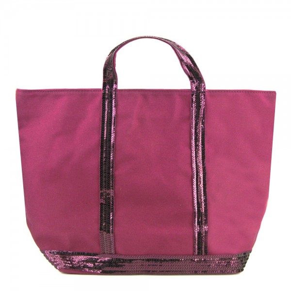 sac-vanessa-bruno-paillettes-framboise-grand
