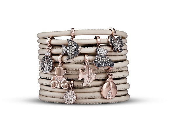 ©One More-BRACELET CUIR + CHARMS (Copier)