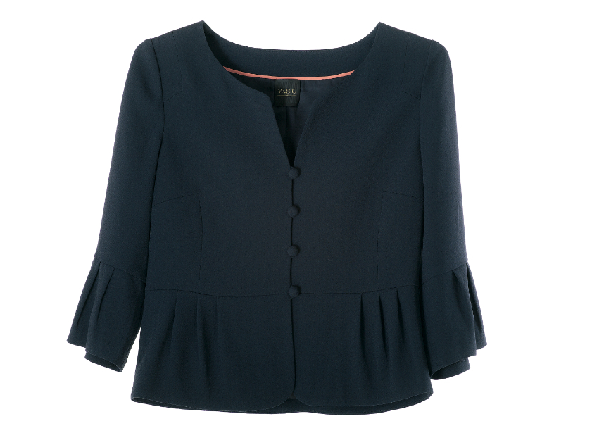 Veste noire _ Corail