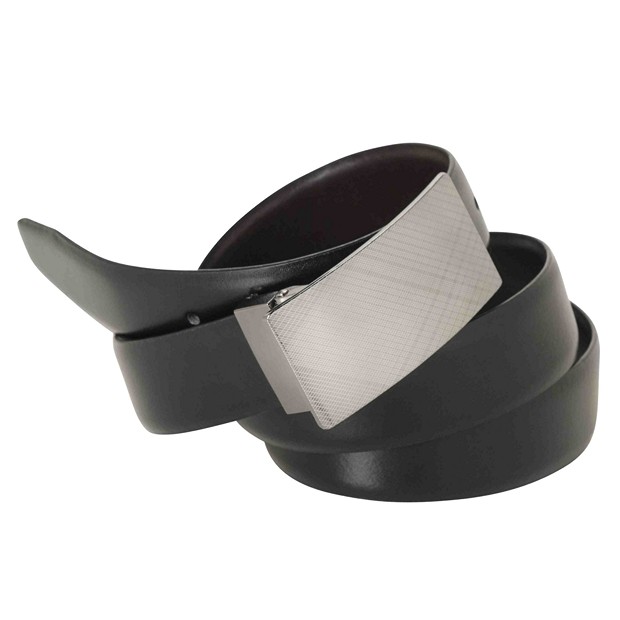 ceinture ville cuir noir - plaque rectangulaire striée 35€ (Copier)