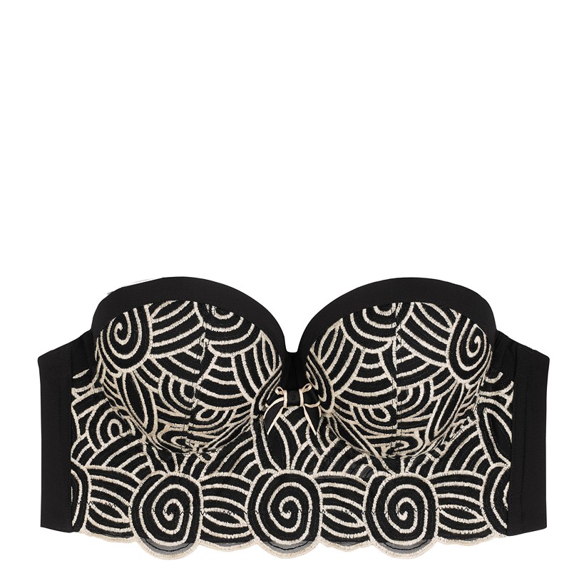 LOU_Ethnic_Chic_Noir_Bustier_Court_ss_bretelles_88E (Copier)
