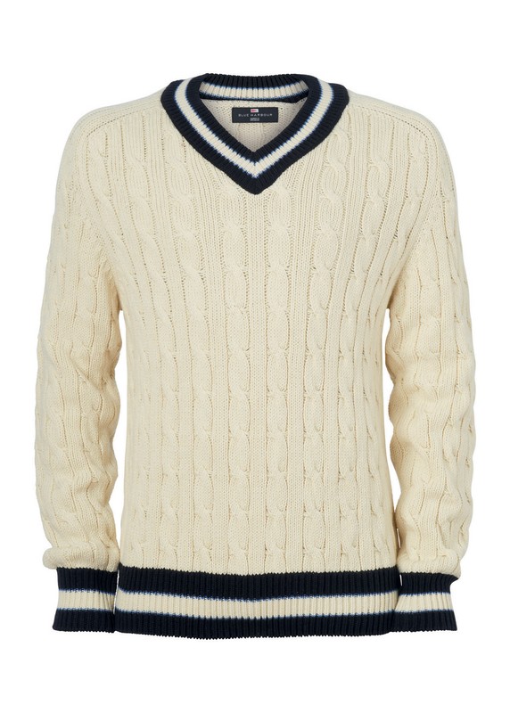 Blue Harbour Pull de cricket maille torsadee- 49,95(Copier)