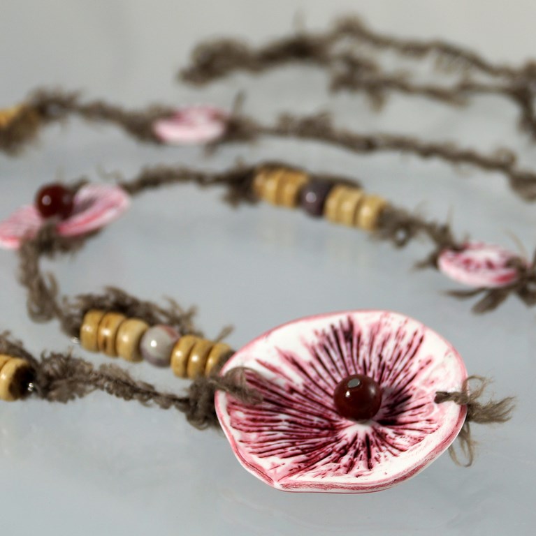 SC001-collier sautoir empreinte de corail champignon-HD (Copier)