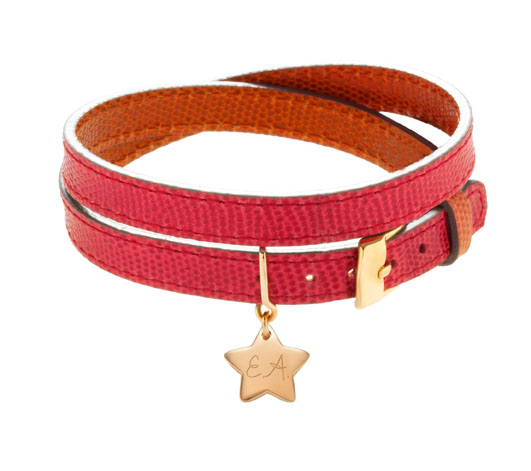 lilou-bracelet-cuir-2tours-rouge-reversible-orange-etoile-1cm-plaque-or-54euros