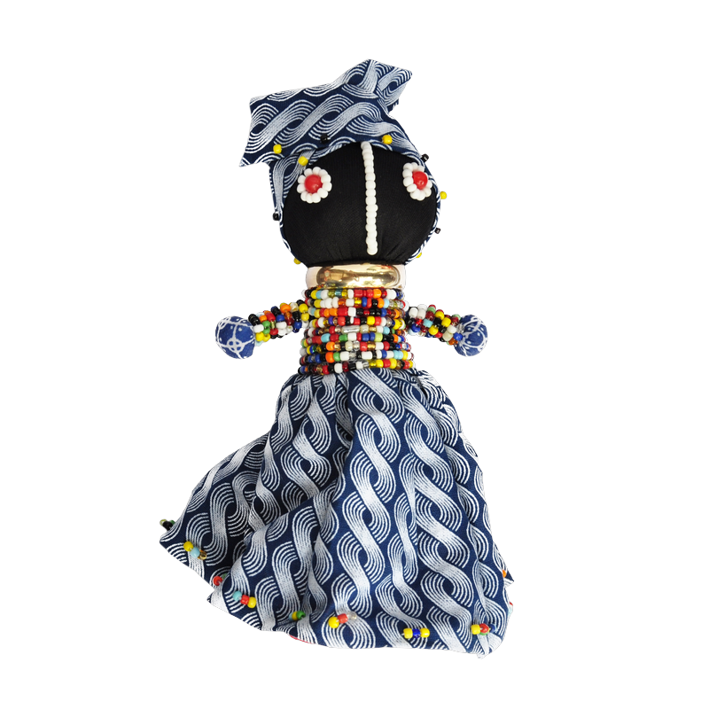 poupee-shweshwe-deco-bleue (Copier) (2)