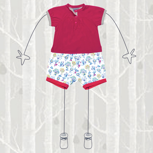 2 Stylisé - blouse + bloomer