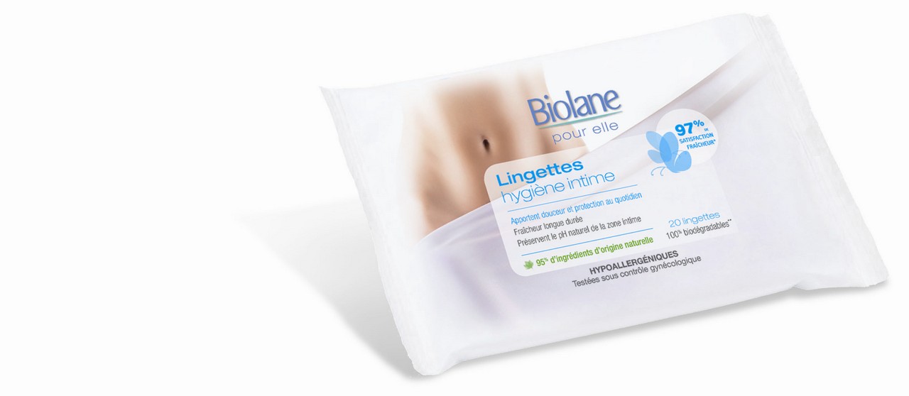 Lingettes Pocket Hygiène intime - Biolane pour Elle - Nouveauté avril 2014 (Copier)