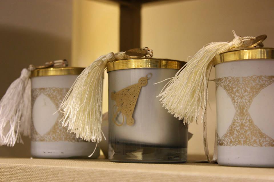 collection bougies en cuivre