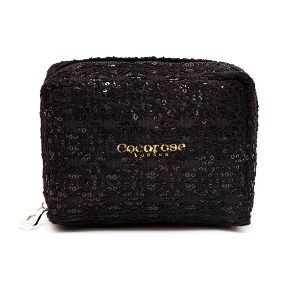 Perdita CR0380 Black Sequinned Purse (1) (Copier)