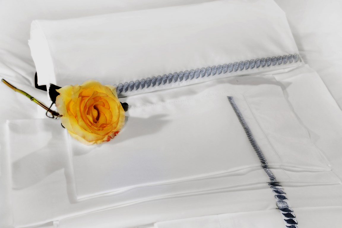 parure d'été en percale blanc. richardson-filles_linge-de-maison