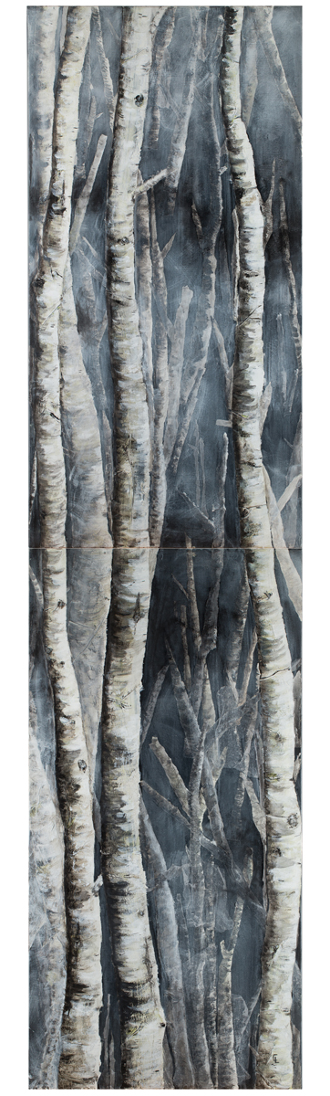 Tableau Pleine lune 60cm x 240cm-5