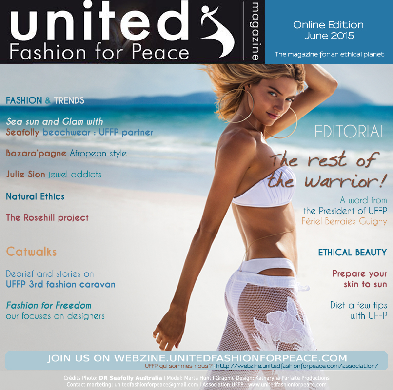 Couverture anglophone internationale. Seafolly Australia, collection maillots 2015