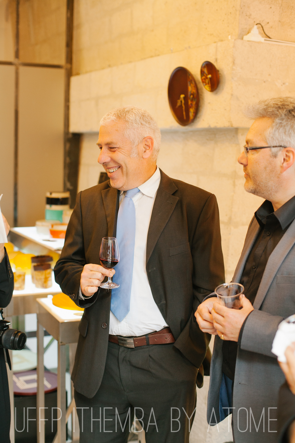 le cocktail avant le défilé le Secrétaire Général UFFP Gilles Guigny