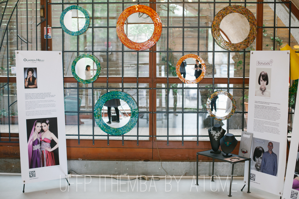 les magnifiques Kakémonos créa ITHEMBA pour les designers de la 3e édition de la Caravane merci à nos partenaires