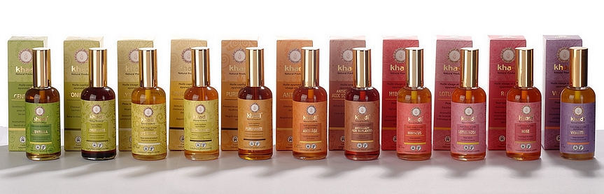 Khadi Huiles visage et corps gamme 2016