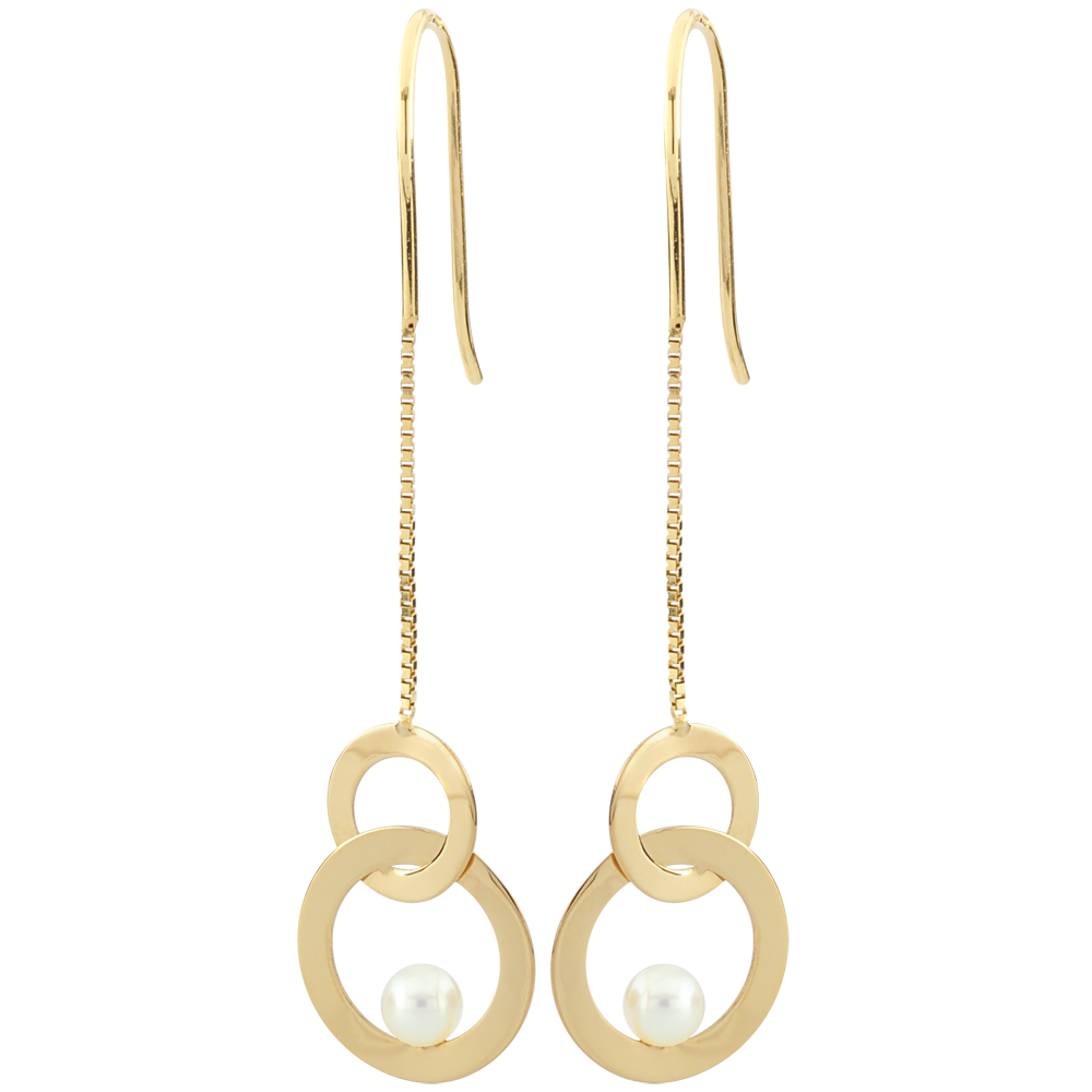 Edenly- BO Perchoir Nacré-or jaune 9 carats-120€