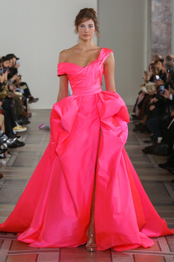 Runway look from the Georges Chakra Fashion Show Couture Collection Spring Summer 2020 in Paris