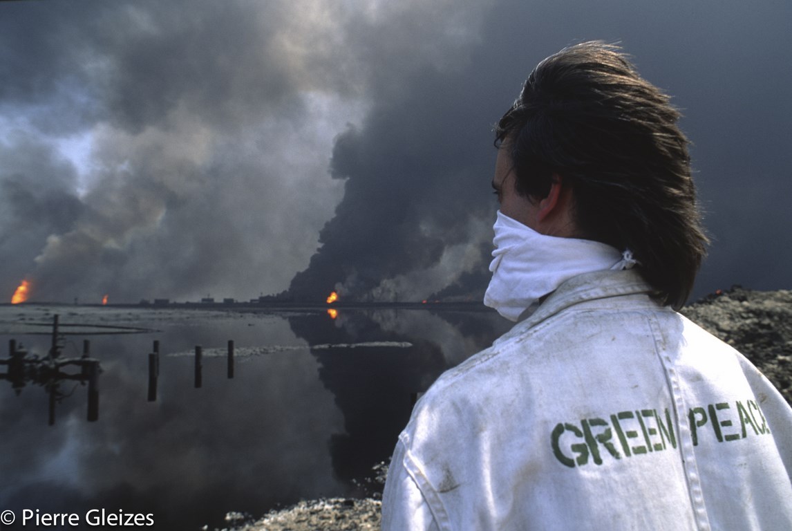 MV Greenpeace tour dans le golfe Persique